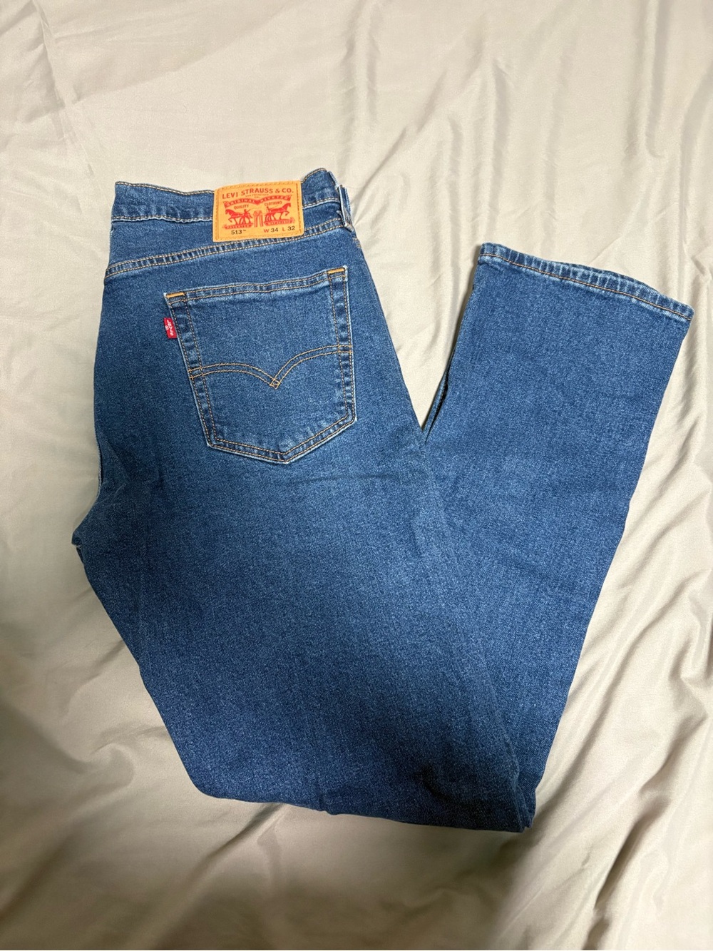 Levi's Men's Classic Blue Straight-Leg Jeans